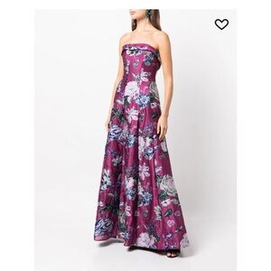 Marchesa Notte Brocade Gown
